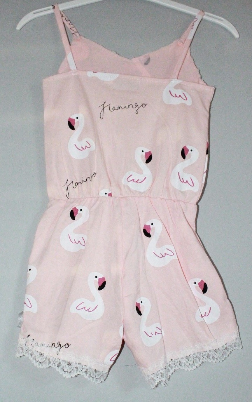 flamingo romper womens